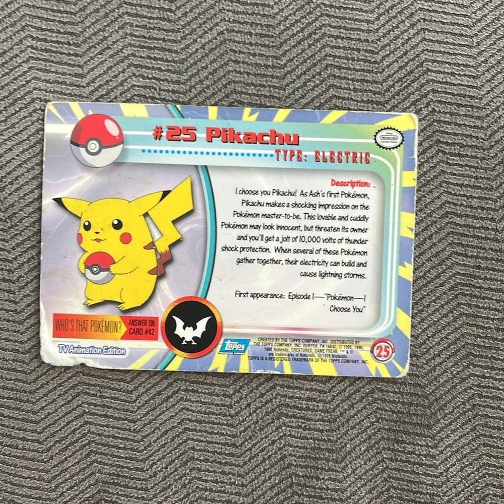 Topps card 1999